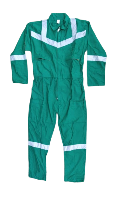 Green Overall 100% cotton 280 grams